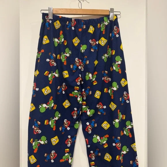 Nintendo Super Mario Kids Pajama Set - Navy and Gray - Picture 12 of 12